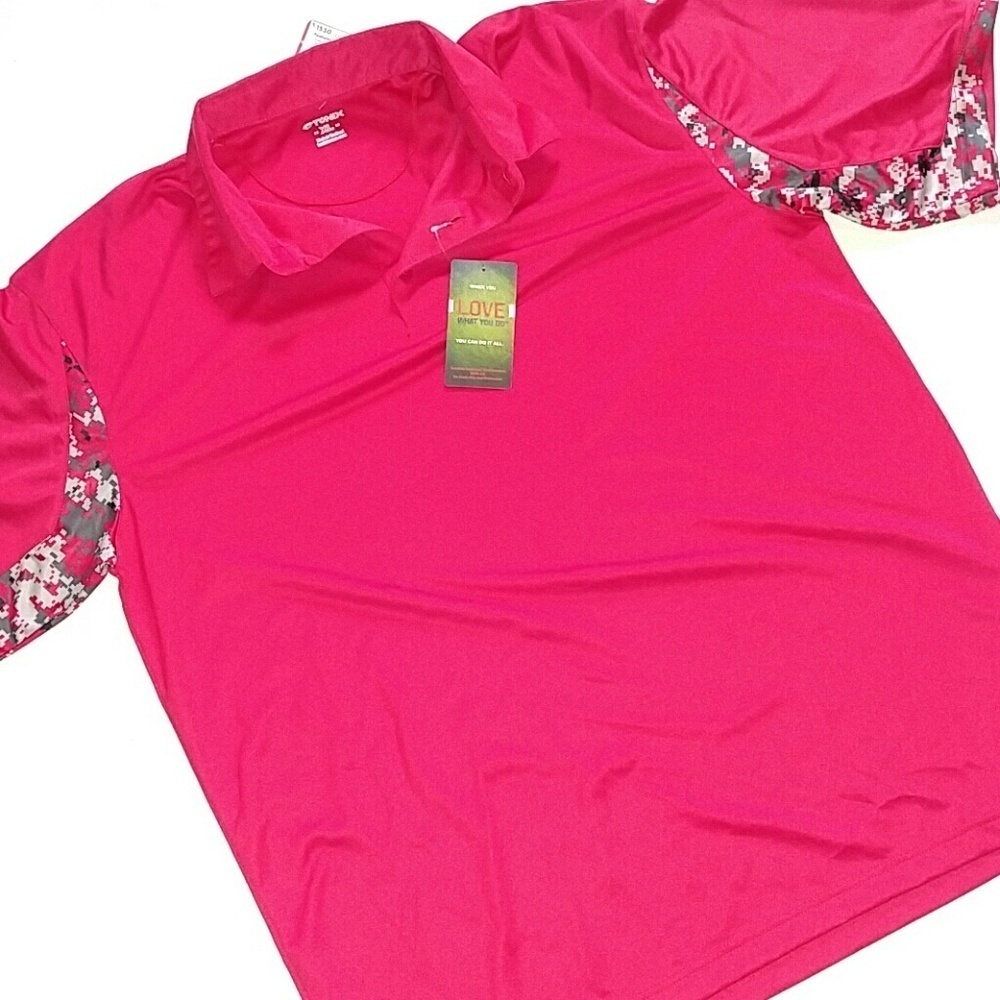NWT Tonix Polo Shirt Red XL